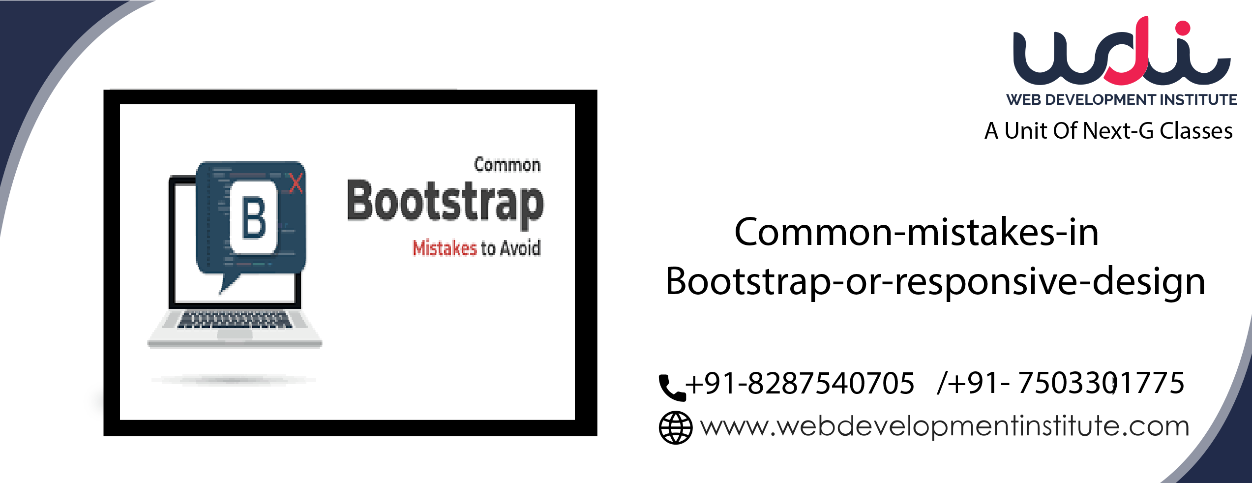 Common Mistakes in Bootstrap or Responsive Design